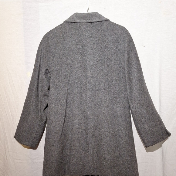 Wool Angora Pea Coat, Grey, Ellen Tracy Sz 4, NWOT - Picture 10 of 16